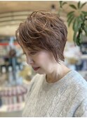 動き♪無造作ナチュラルショートボブ