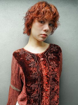 カンナ(Canna) 前髪パーマ/ブリーチ/チェリーレッド/髪質改善/TOKIO/20代/30代