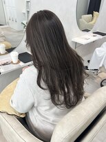 ラル(Lalu)&nbsp;レイヤーカット/ハイライト/グレージュ/デザインカラー/大人女性