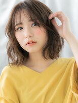 ドクターズサロン LAB 小山店&nbsp;髪質改善ニュアンスパーマグレージュミニボブt小山20代30代