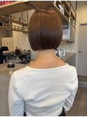 ぱつっとボブ