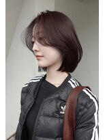 ローエ バイ デコ(Rohe by DECO)&nbsp;カシスブラウンとフェイスレイヤーボブ【英心】