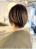 毛先カラー プレイングカラー ハイライト