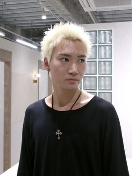 サロウィン 栄3丁目店(SALOWIN) blond spiky short