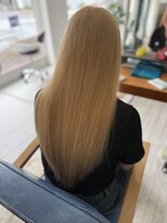 アロハナ 津店(ALOHANA) 10代20代30代ブロンドベージュブリーチハイトーンロング髪質改善