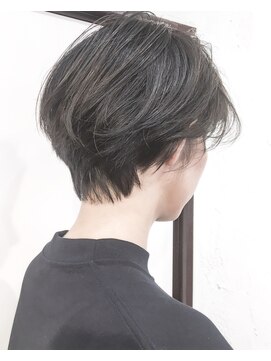 ヘアーアンドアトリエ マール(Hair&Atelier Marl) 【Marl外国人風カラー】ダークグレージュの抜け感ショートボブ