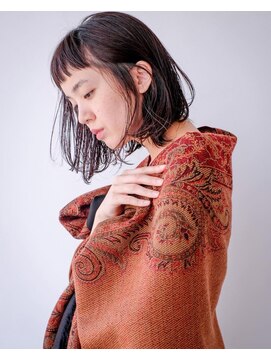 テトヘアー(teto hair) bob［ショートバング・切りっぱなし・黒髪］