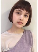 小顔可愛いミニボブ