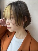 ARIETTAGINZA2マッシュショート/グラデーションカラーハイライト