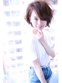 大人かわいいパーマ小顔ショートボブ【Cirrus by Cloud zero】