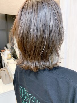 キャアリー(Caary) 福山市　美容院イルミナカラー人気caaryアッシュグレージュ