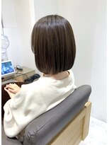 ルディー バイ ヘアーポケット(rudii by HAIR POCKET) ナチュラルボブ×オリーブカラー