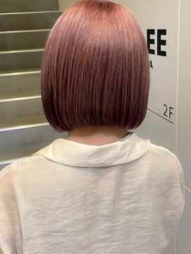 アイリー 名古屋(A/LEE) 切りっぱなし/オレンジベージュ♪