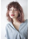 大人可愛い20代30代40代前下がりミディアムボブ丸みミディ綾瀬