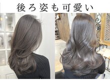 ＊流れる艶髪！韓国美女な後ろ姿。