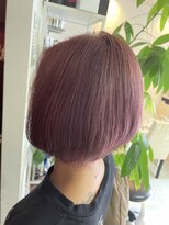 ヘアコンセプト マスト(Hair Concept MAST) ピンクベージュショートボブ