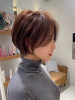 ロンド クラン 岡崎(Lond Clan)&nbsp;韓国顔周り前髪ボブ×ブリーチしないチョコレートカラー[岡崎]