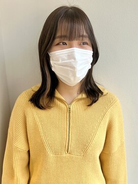 ラミエバイメルト 下北沢(lamie by melt) 村上/ミルクティーベージュインナーカラーワンカールブラウン春