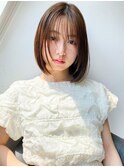 20代30代/小顔ボブ/縮毛矯正/酸性ストレート/髪質改善