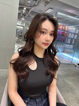 ジーナ 名駅(XENA.) 《xena/中島》秋にピンクブラウン×小顔レイヤーカット