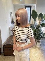 クペウ(cope'u)&nbsp;ホワイトベージュ×裾カラー