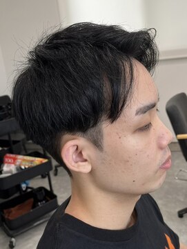 フゥ 宇都宮(FeU) ビジネスショートメンズマッシュツイストパーマツーブロック