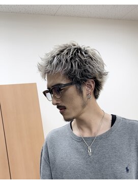 プリック(PRick) スパイキーショート/ブリーチ/メンズハイトーンカラー