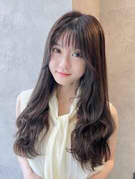 アグ ヘアー デン 新潟江南区店(Agu hair den) 《Agu hair》シアーカラーワンホン×numberA.ケアオイルスリーク