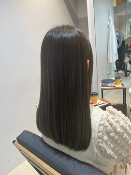 エメリー 静岡呉服町店(AMELY) オリーブブラウン×SUBLIMICトリートメント