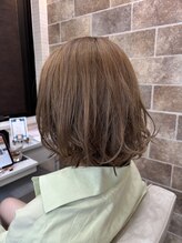 アンベリー 四条堀川店(embellie)&nbsp;ベージュゆるふわボブ