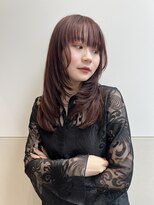 ジュエム(jouerm)&nbsp;くびれレイヤー小顔カット☆前髪イメチェンミディボブルフ