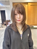 テトラ バイ ネオリーブ 横浜西口店(tetra by neolive)&nbsp;レイヤーカット　ウルフカット　横浜　卒業式　Wカラー