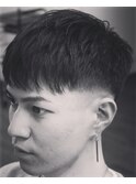 ナチュラルショート×ローフェード