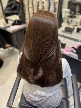 ユーフォリア 銀座本店(Euphoria) Mako チョコレートカラー　ブリーチなし　透明感カラー