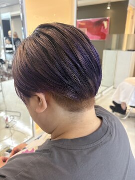 シャンプーボーイエイムス(SHAMPOO BOY aims) 裾カラーパープル