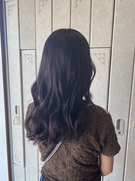 ヘアーエスクールエミュ(hair S. COEUR emu) ピンクブラウンカラー