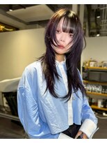 ヌル 原宿店(Null)&nbsp;レイヤーカット/ケアブリーチ/ウルフ/原宿/表参道