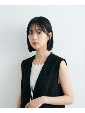 スノードロップ 荻窪(Snowdrop) 黒髪カタログ/クラゲヘアー/オリーブグレー/荻窪