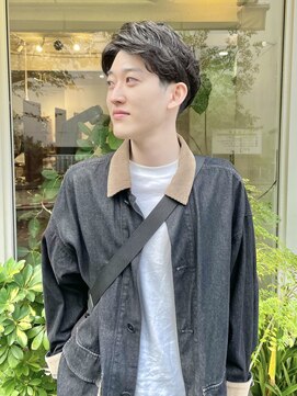 モク 神戸元町店(MOK) 【ナチュラルツーブロックパーマ】強過ぎずゆる過ぎずがマスト!