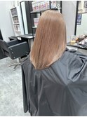 【新メニュー】カット+1ケアブリーチ+カラー+髪質改善ケラチンTR