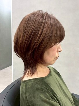 ジエクト カナウ(The Ect canow) ココアブラウン/レイヤーボブ/ボブ/似合わせ