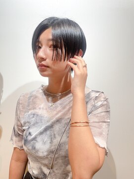 シアアルン 新小岩店(SHEER alun) ◆【モード×洗練】黒髪ハンサムショート×オージュア【新小岩】