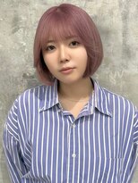 サーカス 町田(circus)&nbsp;ミルクティーブロンド/ダークブルー/デジタルパーマ/町田