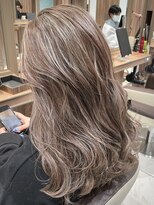 エジョン 八幡山店(Aejon) 大人レイヤーカット白髪ぼかし脱白髪染め40代50代60代