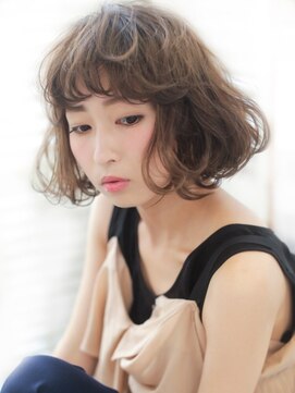 モードケイズ 本厚木(MODE K's) 【MODE K's厚木】とろみグレージュ×くびれセミディ [本厚木駅]