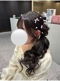 イベントヘア◎サイドポニー