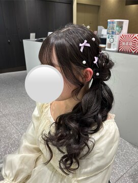 サヴォア(Savoir) イベントヘア◎サイドポニー