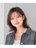好感度アップレイヤーボブ/脱白髪染め/白髪ぼかし