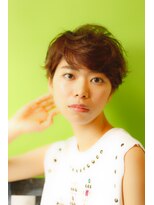 ブーケ(BOUQUET)&nbsp;似合わせカット　簡単スタイリング　アシメショート