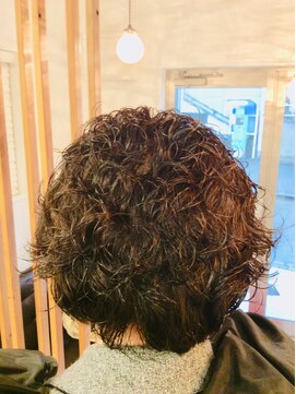 ラウズ(rouse) カット＋パーマ＋カラー＋グローバルトリートメントスパ